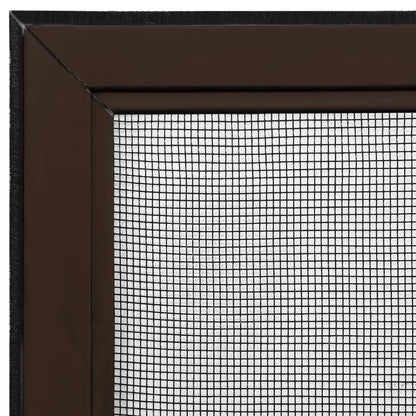 Moustiquaire Extensible pour Fenêtre vidaXL – Cadre Aluminium, (75-143)x50 cm, Sans Perçage