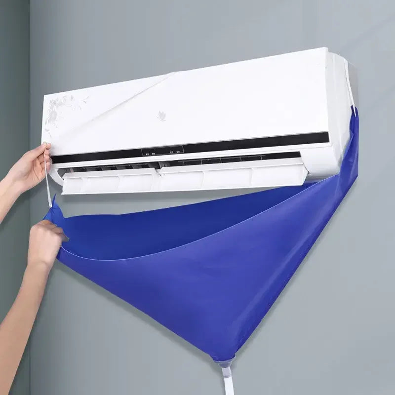 Kit de Nettoyage Climatiseur Mural – Housse Étanche avec Tuyau d'Évacuation