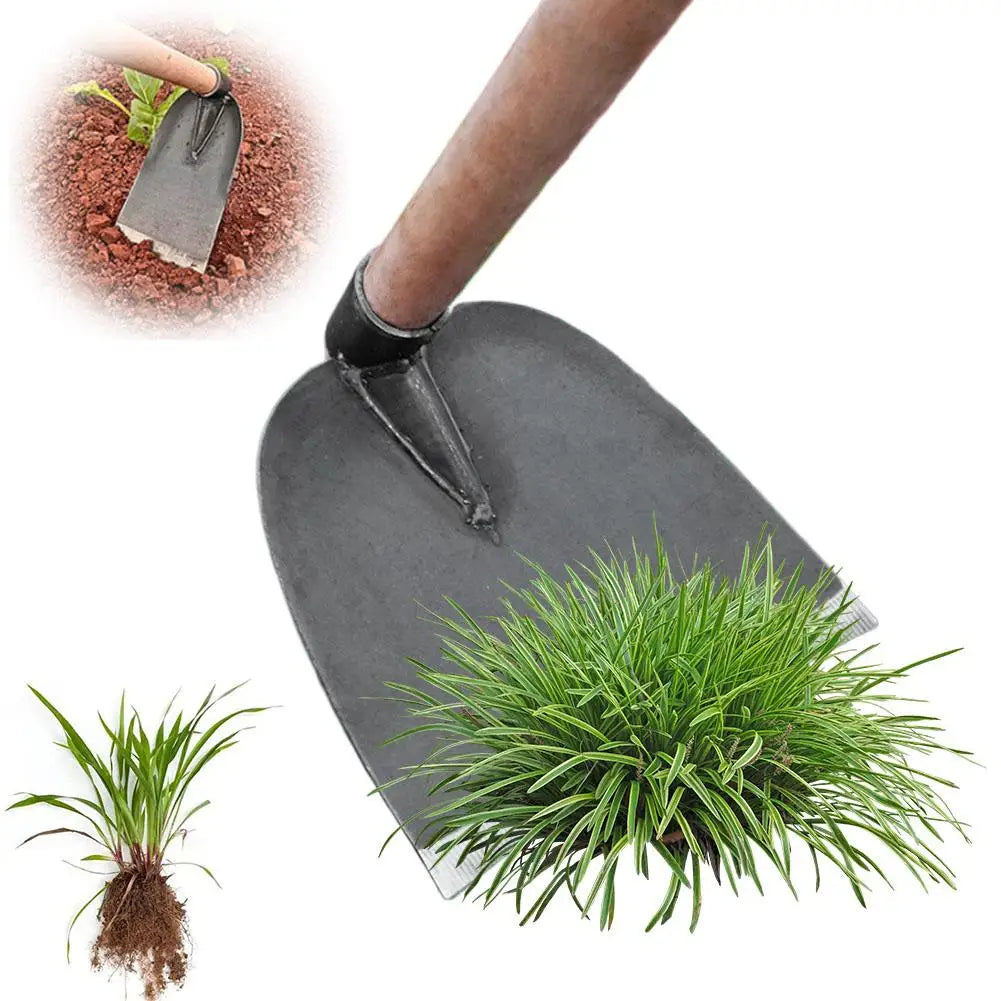 Houe de jardinage multifonction – Acier forgé, désherbage & plantation