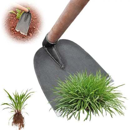 Houe de jardinage multifonction – Acier forgé, désherbage & plantation