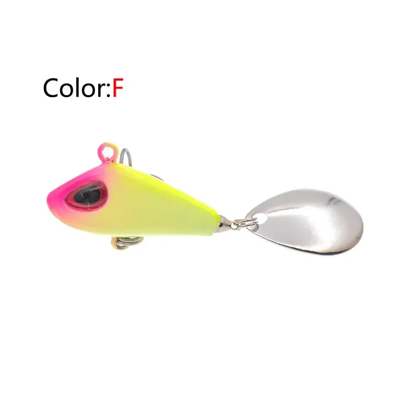 Leurre Pêche VIB Métal Cuillère 6g 10g 17g 25g Vibration Spinner Crankbait Carnassier Brochet Perche