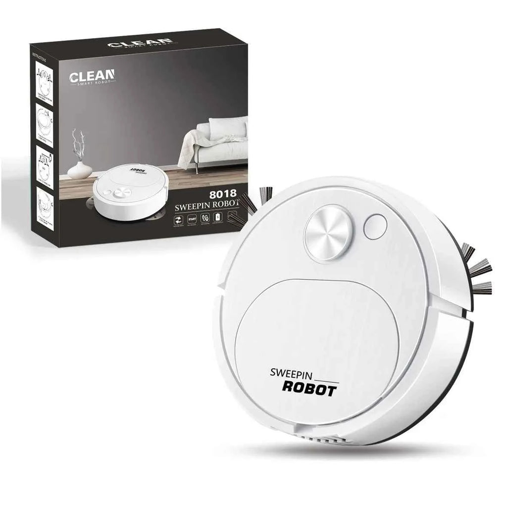 Mini Robot Aspirateur USB 3-en-1 - Nettoyage Intelligent Sans Fil 1500Pa pour Maison et Bureau
