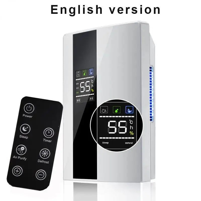 Déshumidificateur Purificateur 2-en-1 HEPA H13 Ultra-Silencieux 25dB - Télécommande - APPRO-DISTRI