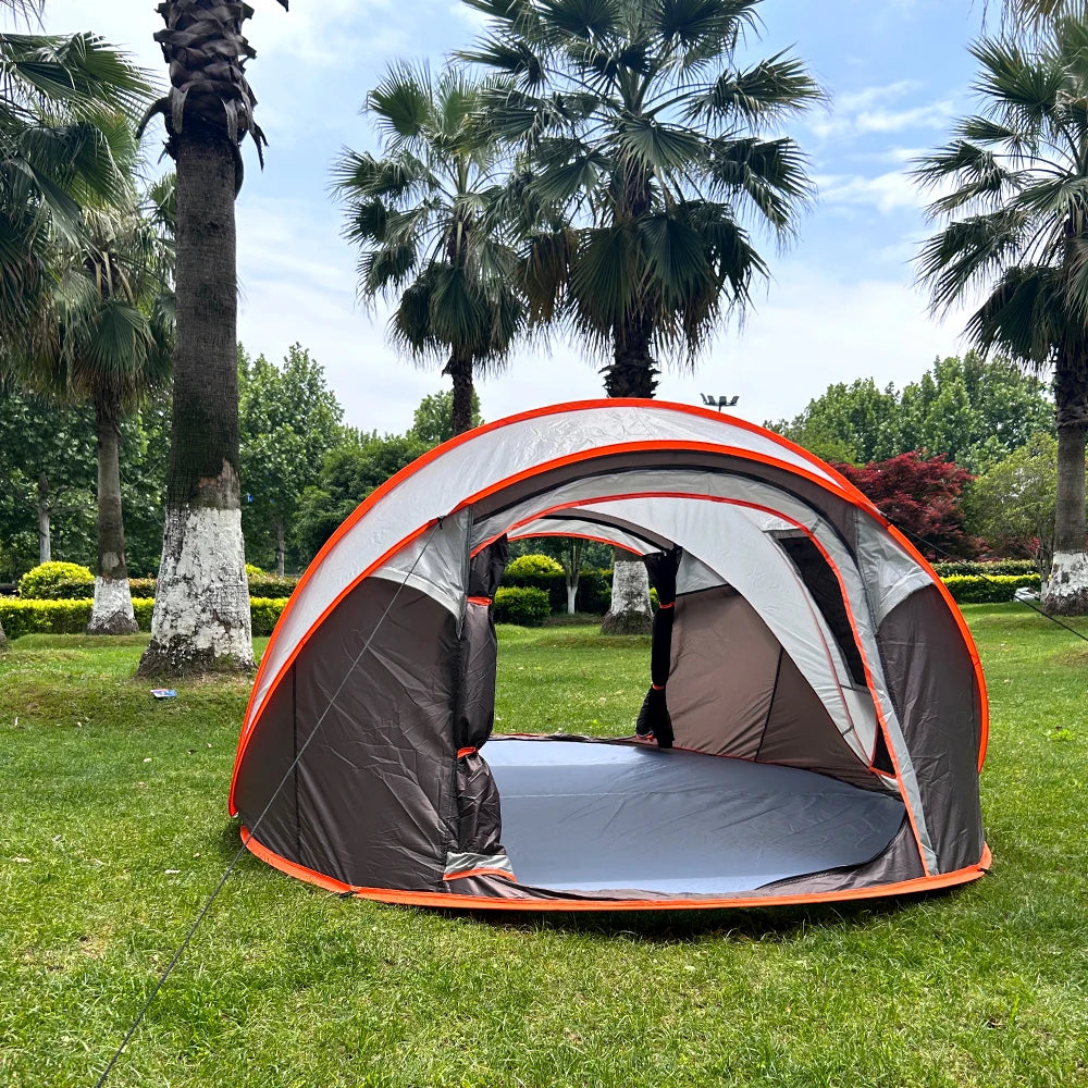 Camping en tente automatique pop-up 5-8 personnes - Ouverture instantanée 280x210cm