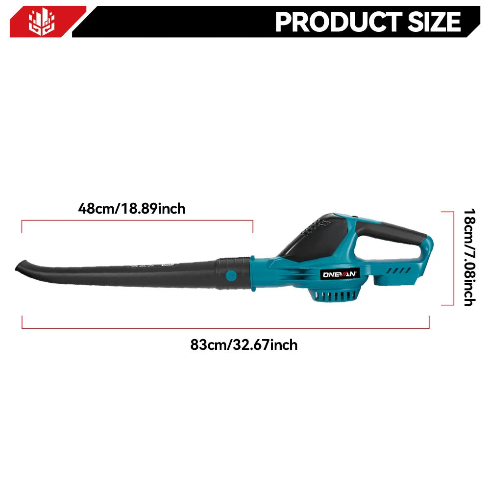 Souffleur de Feuilles Sans Fil Brushless 5500W – Compatible Batterie Makita | ONEVAN