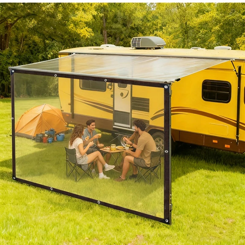 Bâche PVC Transparente Imperméable Jardin - Protection Plantes Balcon Fenêtre