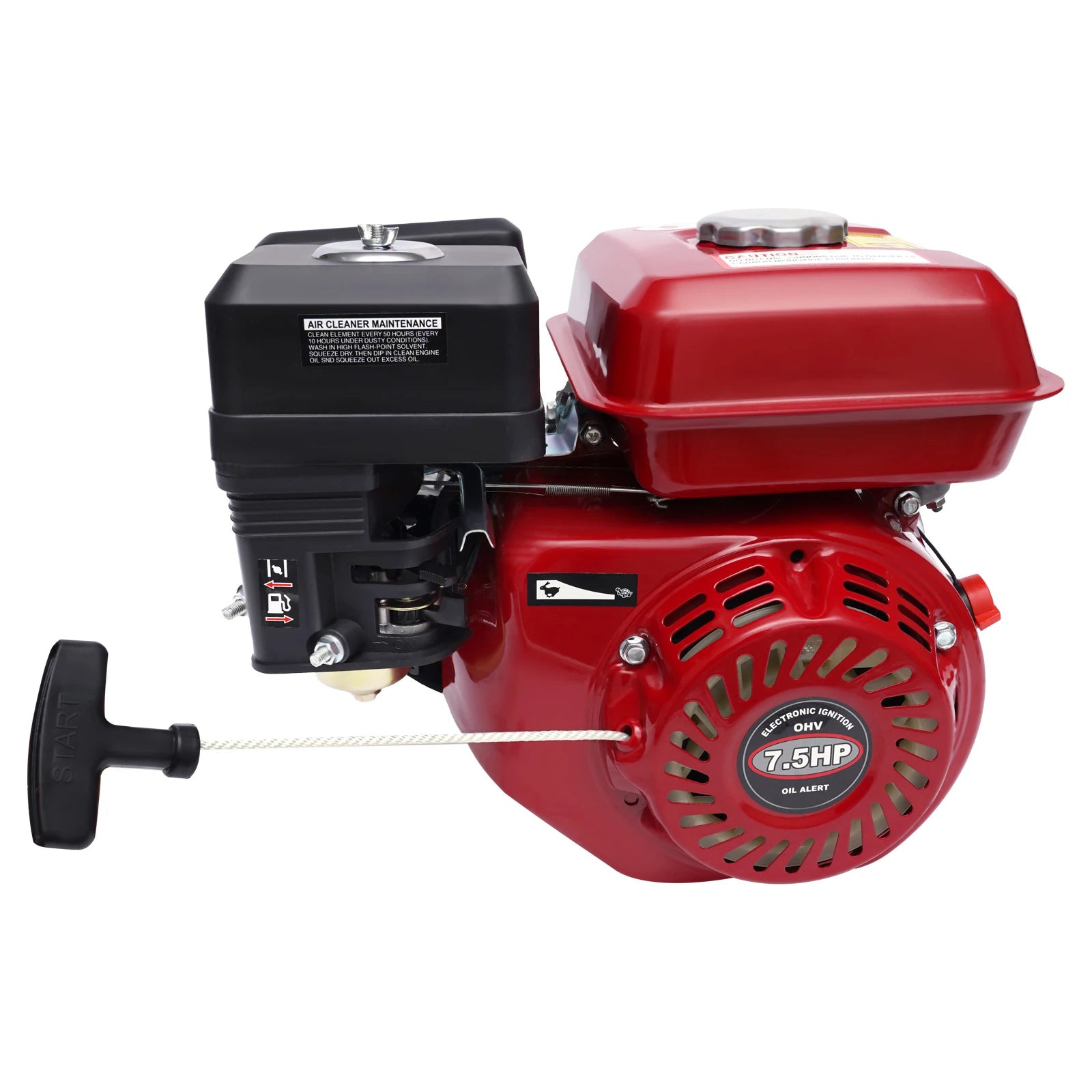 Moteur Essence 4-Temps 212cc 7.5HP - 4000W 3600 RPM - Refroidissement Air