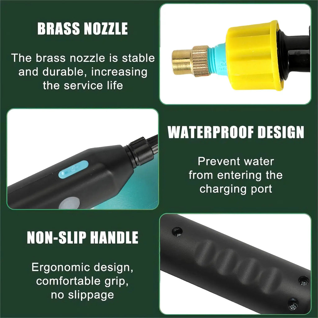 Pulvérisateur Électrique Rechargeable 5L USB - Pistolet Automatique sans Fil pour Jardin et Plantes