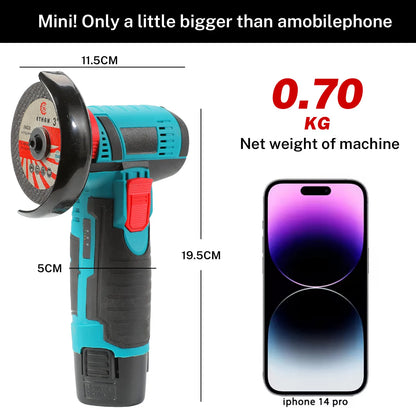 Mini Meuleuse d'Angle Sans Fil 12V Vremota
