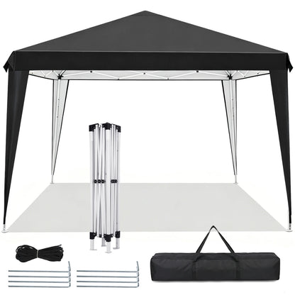 Kiosque Pliant Pop-Up 3x3 m – Toile Oxford 420D UPF 50+, Imperméable, Sac de Transport Inclus