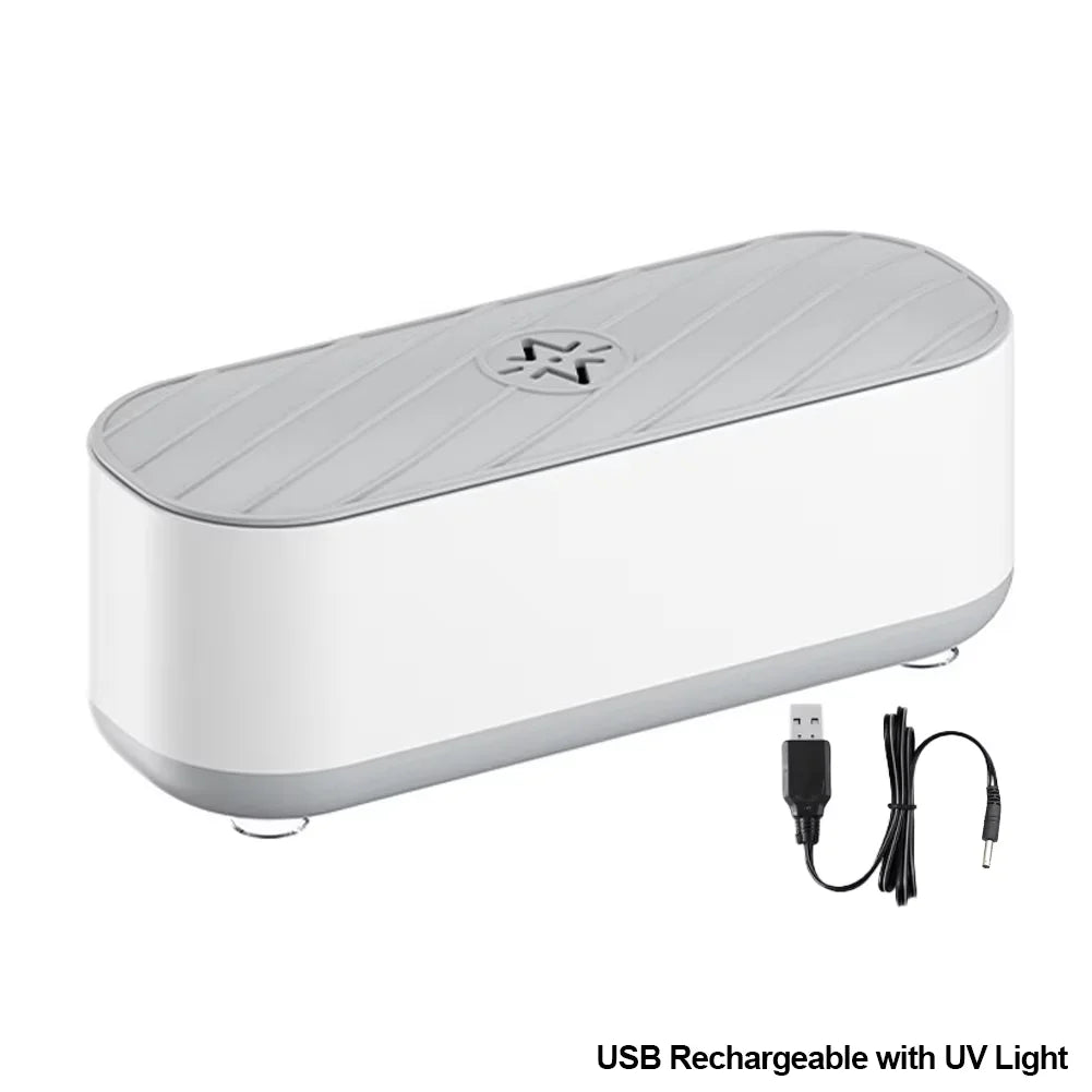 Nettoyeur À Ultrasons USB Rechargeable - Bijoux Lunettes UV