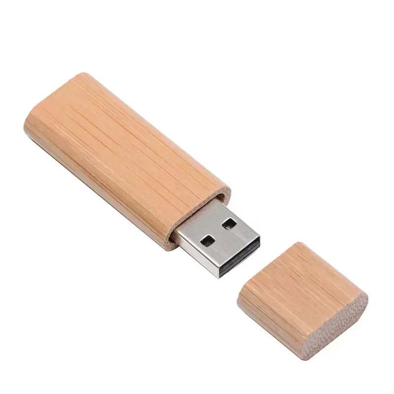 Clé USB en Bois Personnalisée – Logo Gratuit | 4 à 128 Go | Coffret Cadeau