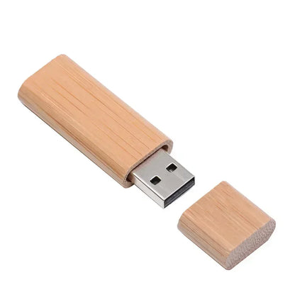 Clé USB en Bois Personnalisée – Logo Gratuit | 4 à 128 Go | Coffret Cadeau