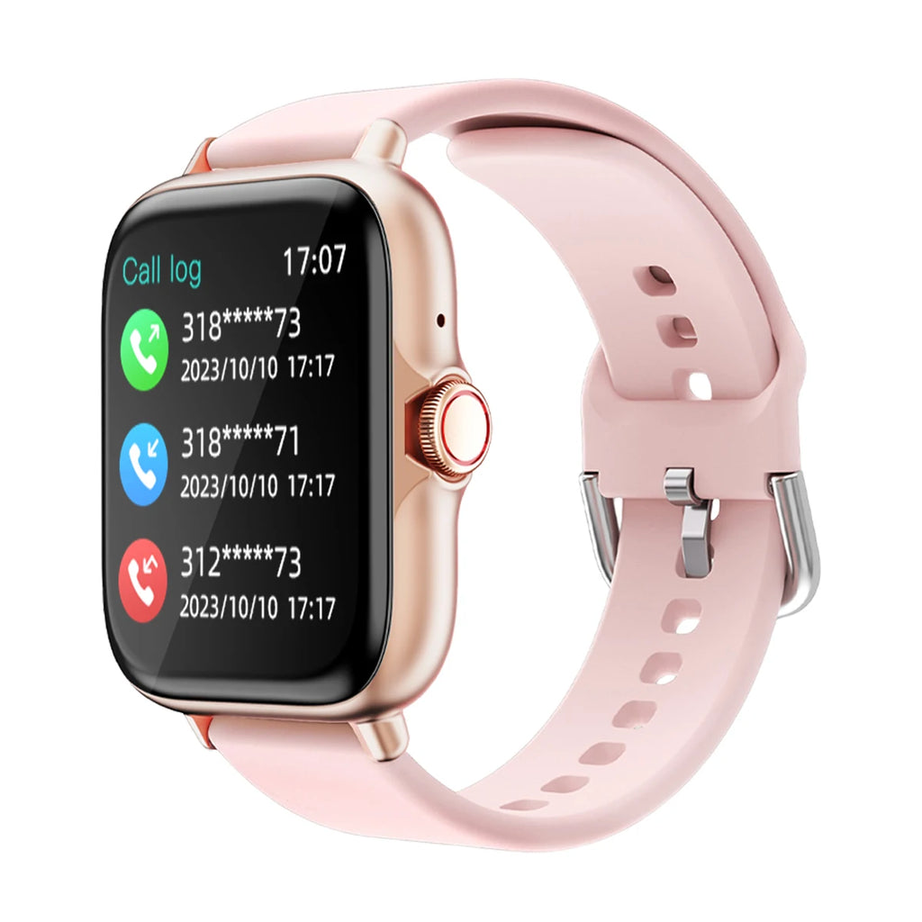 Montre connectée étanche de 1,83 pouce avec réponse aux messages et aux appels, suivi du sommeil, podomètre, notifications et fonctionnalités sportives. Compatible iPhone et Android. 