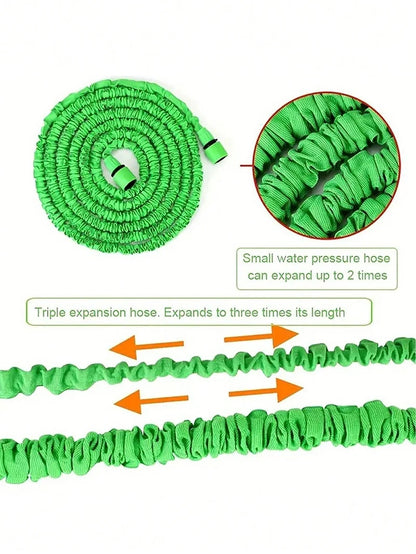 Tuyau d'Arrosage Extensible avec Pistolet Haute Pression 7 Modes
