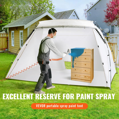 Cabine de Peinture Portable SucceBuy – Tente Pliable Oxford 210D, 2 Tailles, Film Protecteur Inclus