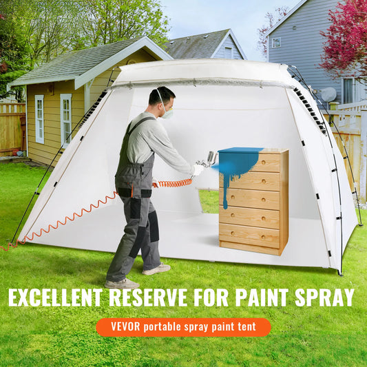Cabine de Peinture Portable SucceBuy – Tente Pliable Oxford 210D, 2 Tailles, Film Protecteur Inclus