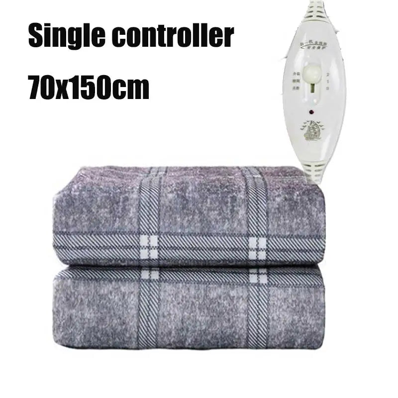 Couverture Chauffante Électrique 150x180cm 220V Plaid Chauffant Tapis Chauffant Lit