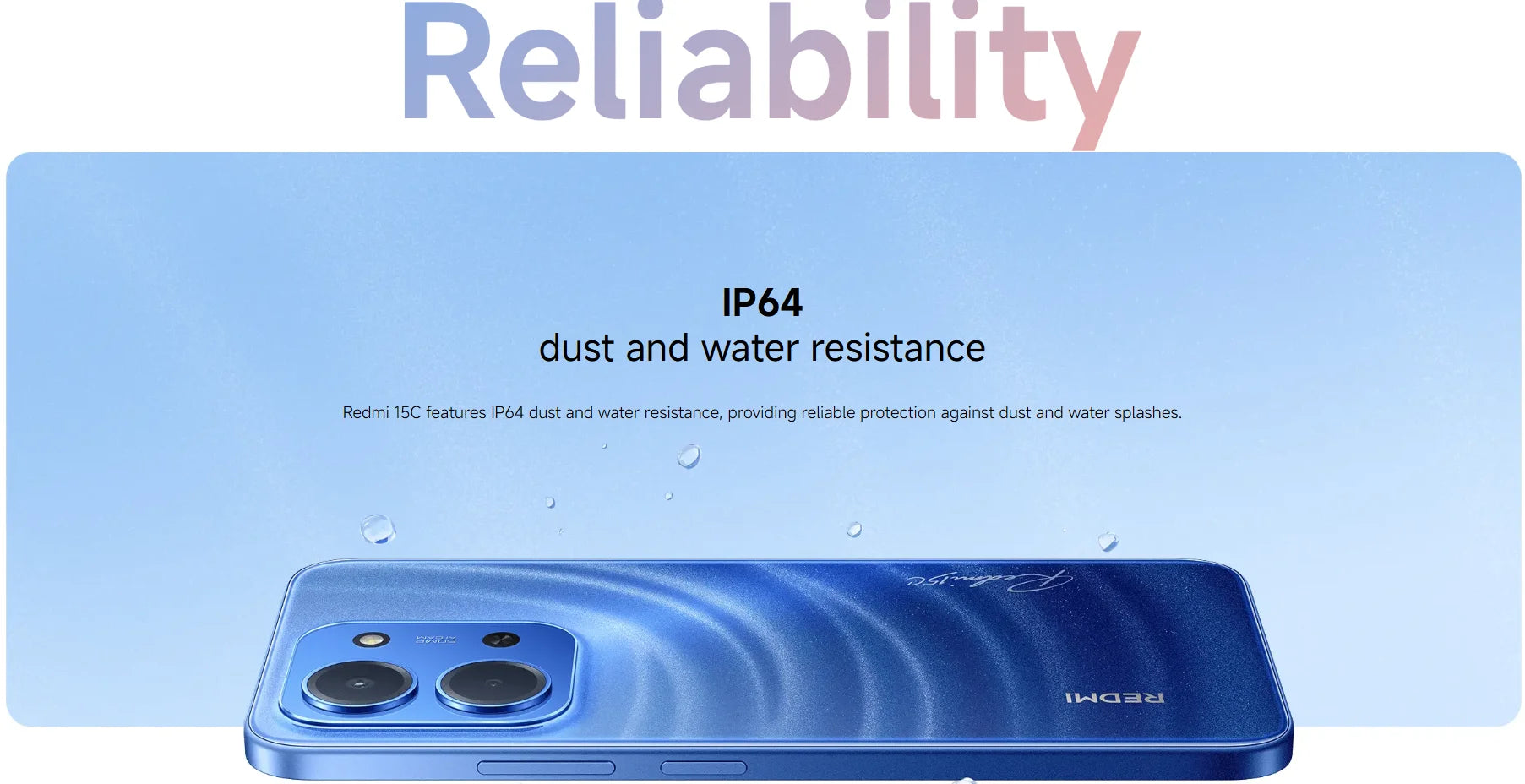 Smartphone Redmi 15C Version EU - 50MP Caméra IA MediaTek Helio G81 6.9" 120Hz - APPRO-DISTRI