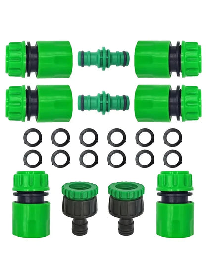 Raccord Rapide Universel ABS Double Mâle 1/2" – Connecteur Tuyau Arrosage Étanche