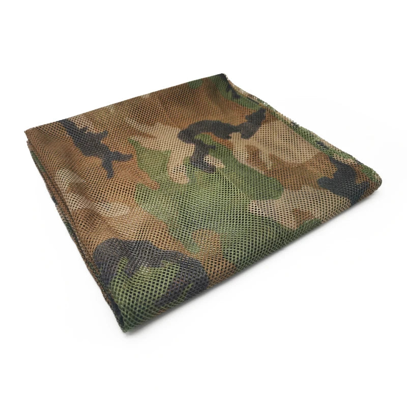 Filet de Camouflage 300D – Tissu Mesh Polyester 1,5x1M | Chasse, Camping, Décoration Jardin