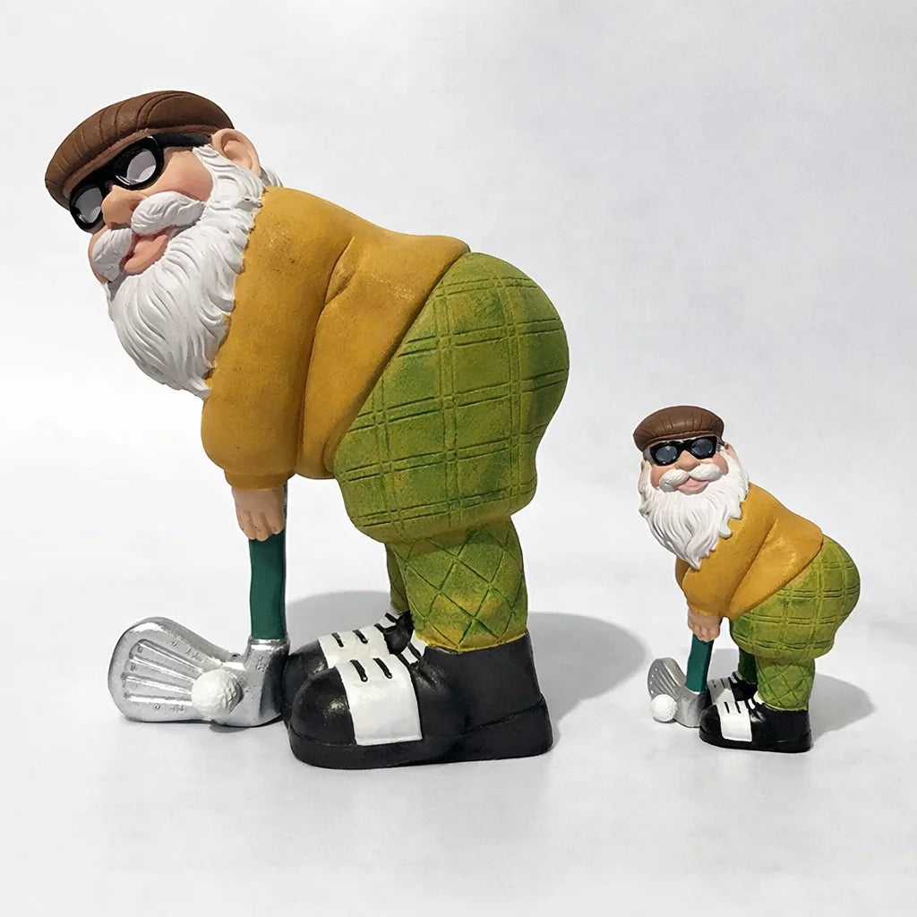 Nain de Jardin Décoratif – Figurine en Résine pour Extérieur, Pelouse et Terrasse