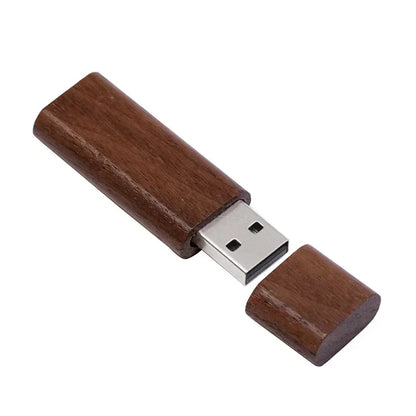 Clé USB en Bois Personnalisée – Logo Gratuit | 4 à 128 Go | Coffret Cadeau