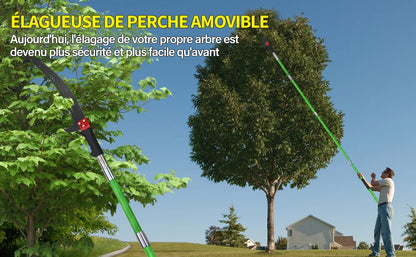 Scie à élaguer télescopique 8m