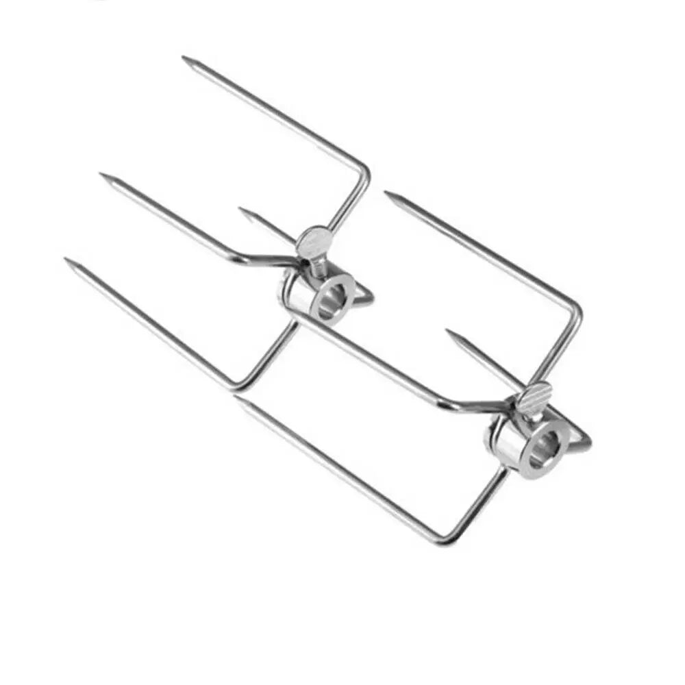 Kit Rôtissoire Électrique BBQ 120cm - Broche Rotative Barbecue Extérieur Grill