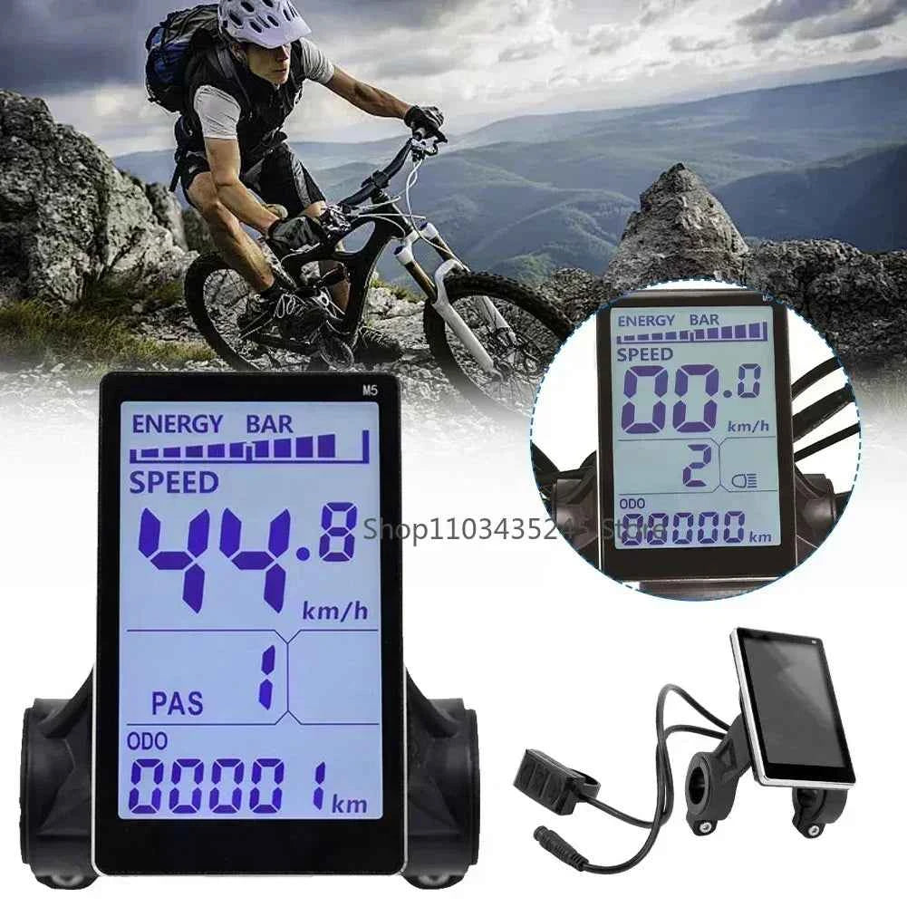 Écran LCD M5 pour Vélo Électrique - Compteur de Vitesse 5 Broches