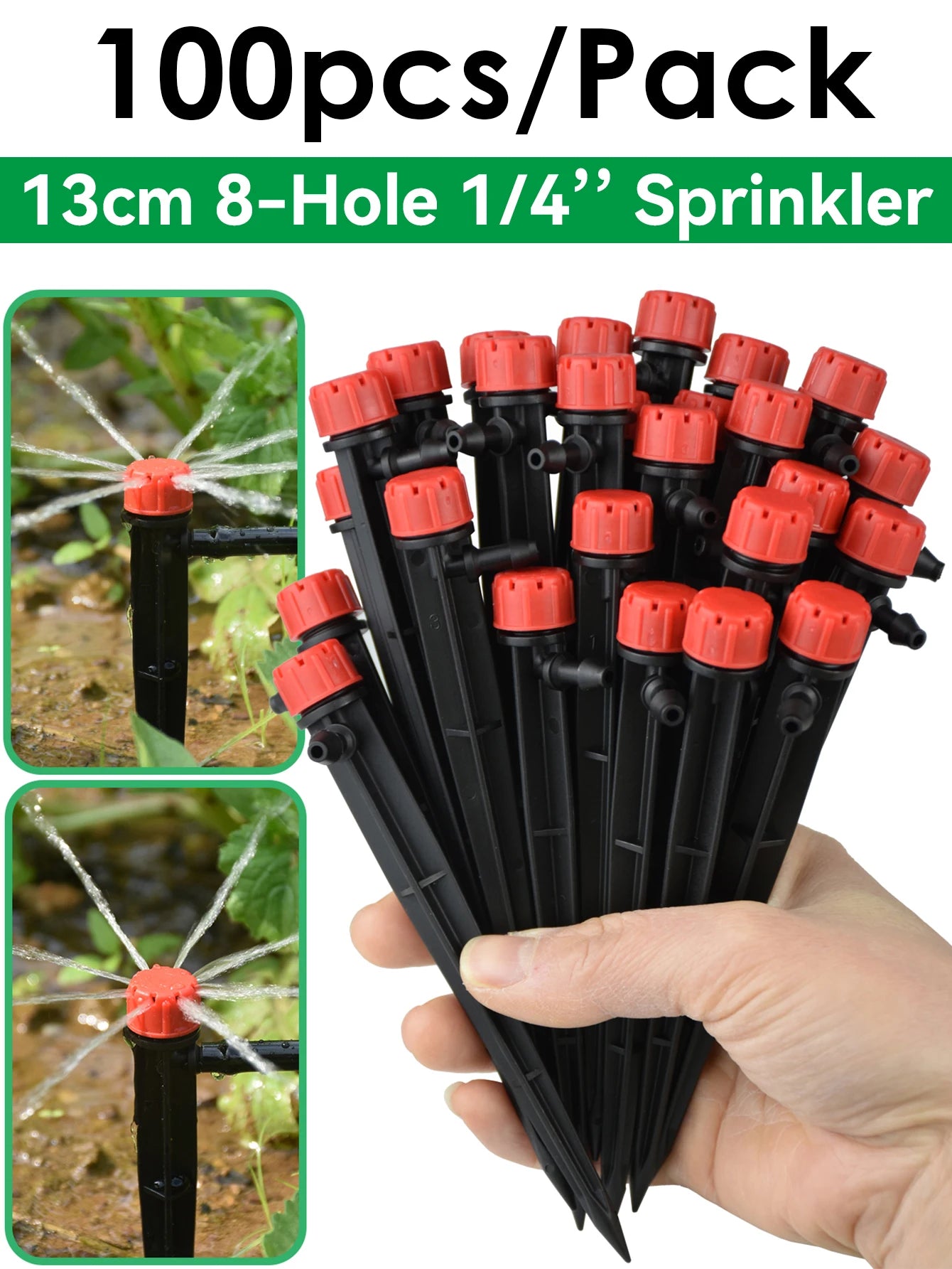 KESLA 5M-50M Automatic Watering Drip Irrigation System Garden Hose DIY Micro Drip Watering Kits w/ Adjustable Sprinkler Dripper