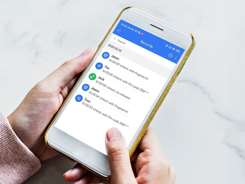 Cylindre Serrure Connectée TTlock - IP67 Étanche, App Bluetooth, Carte RFID/NFC, Anti-Perçage - Tuya Smart