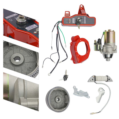 Kit Démarrage Électrique – Volant Moteur + Démarreur + Boîtier Clé pour Honda GX160 GX200 GX340 GX390