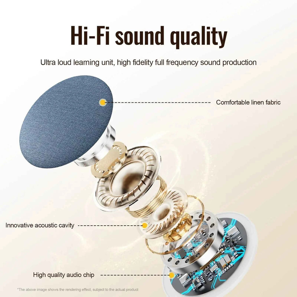 Enceinte Sous-Oreiller Bluetooth 5.4 – Son HiFi Privé, Aide au Sommeil, 360°