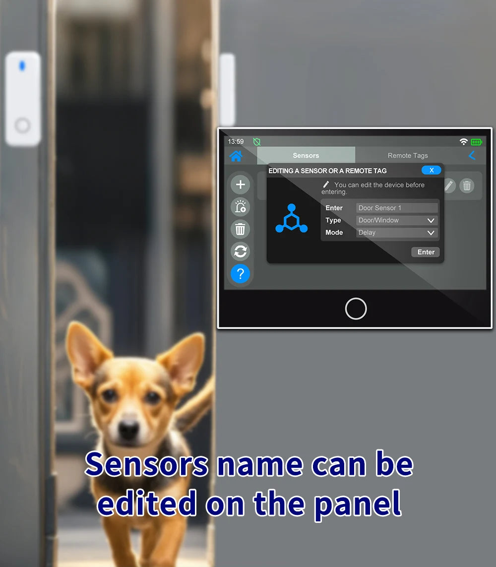 Alarme Maison KERUI G70 – Écran Tactile 7" IPS, 4G/WiFi/GSM, Compatible Tuya, Alexa & Google Home