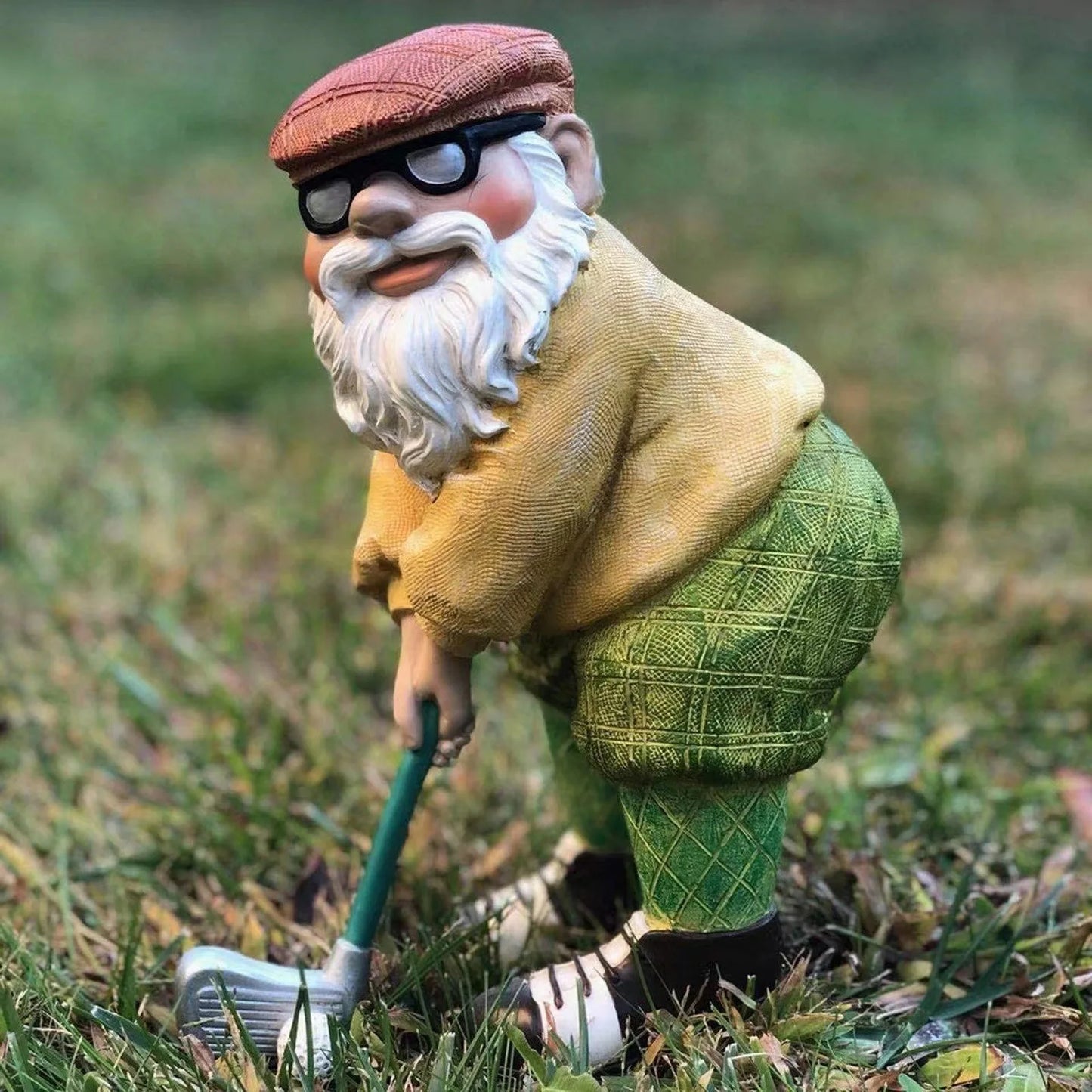 Nain de Jardin Décoratif – Figurine en Résine pour Extérieur, Pelouse et Terrasse