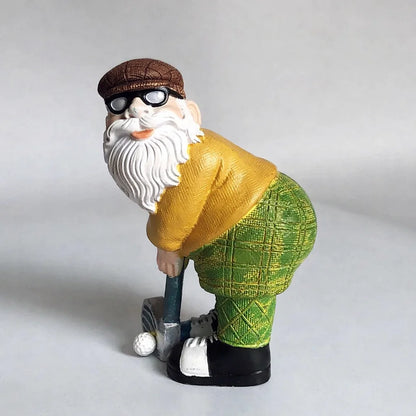 Nain de Jardin Décoratif – Figurine en Résine pour Extérieur, Pelouse et Terrasse