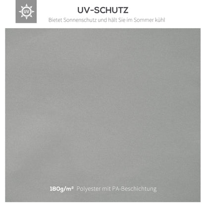 Toit de Remplacement Pavillon de Jardin 3x4m – Polyester 180g/m² Anti-UV | Outsunny